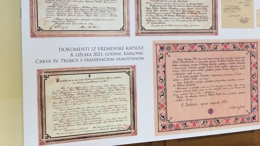 Dokumenti pronađeni u karlovačkoj crkvi - 1