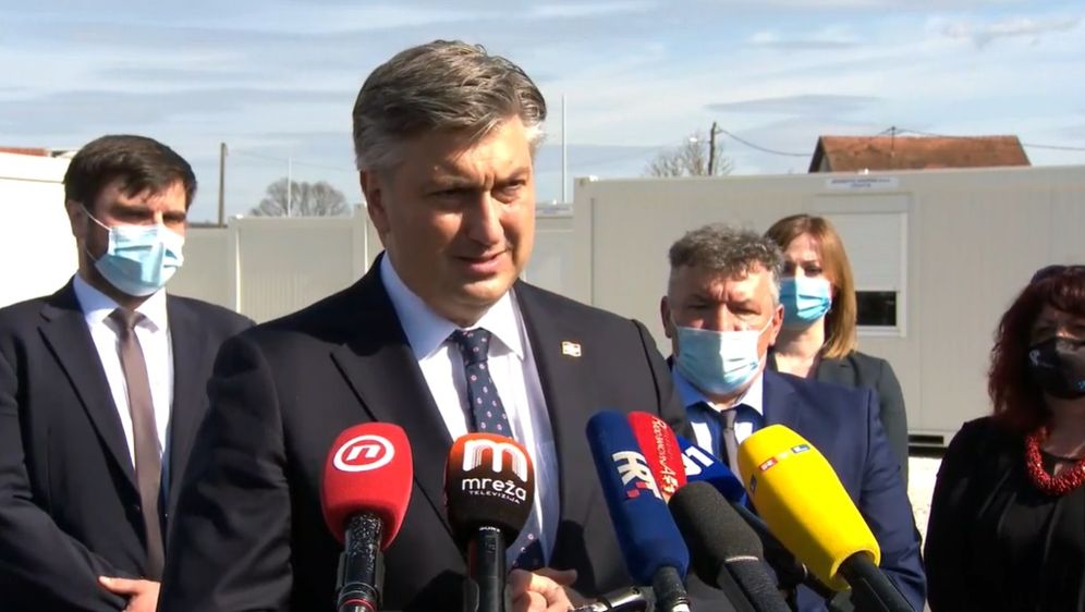 Andrej Plenković u Glini