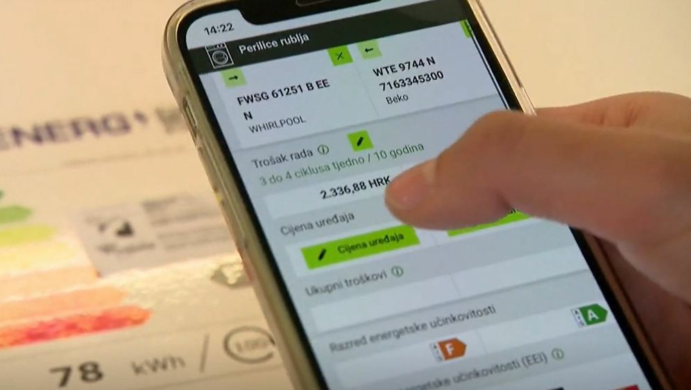 Aplikacija za odabir štedljivijih kućanskih aparata - 2
