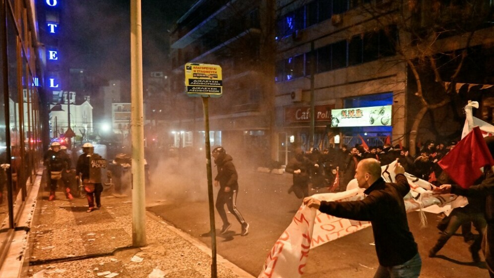 Prosvjed u Ateni nakon stravične željezničke nesreće u Grčkoj - 15