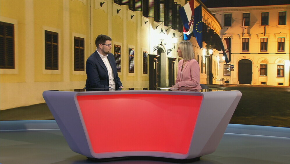 Predsjednik SDP-a Peđa Grbin u studiju Dnevnika Nove TV - 5