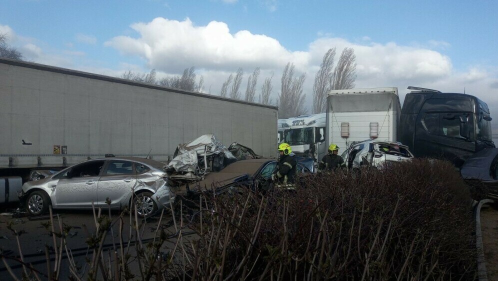 Lančani sudar na autocesti u Mađarskoj