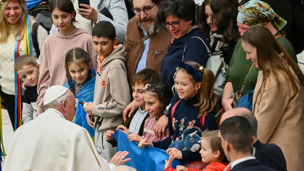 Papa s vjernicima iz Ukrajine