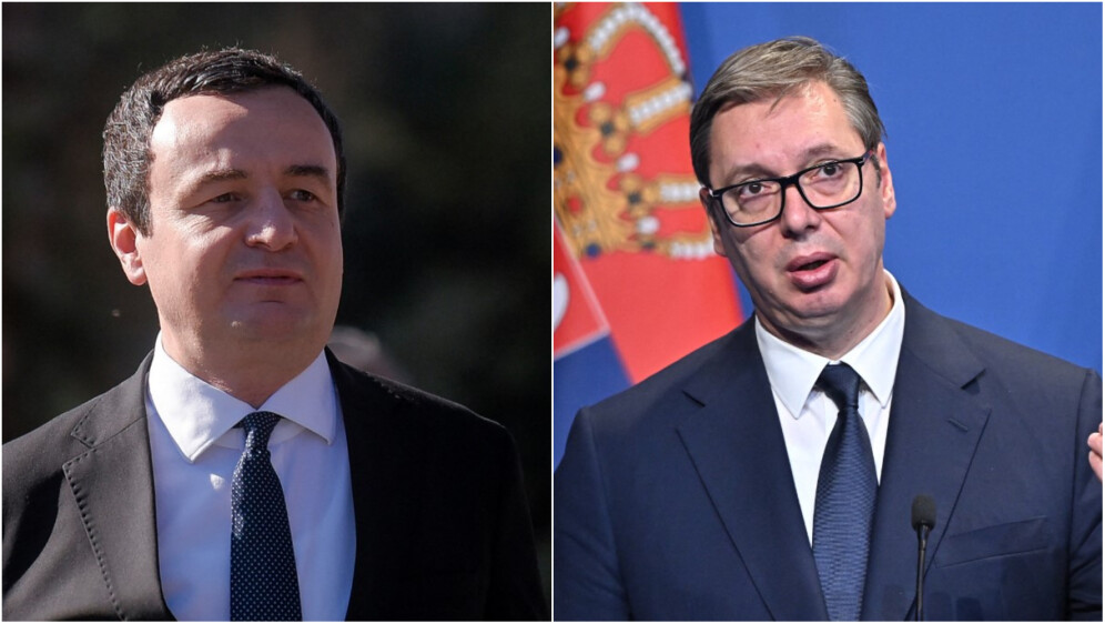 Kosovski premijer Albin Kurti i srbijanski predsjednik Aleksandar Vučić