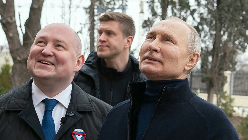 Vladimir Putin tijekom posjeta Krimu na godišnjici aneksije