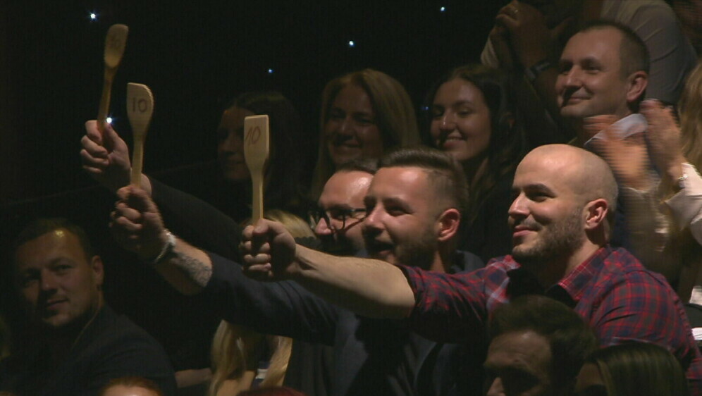 Članovi žirija Masterchefa u publici Plesa sa zvijezdama - 1