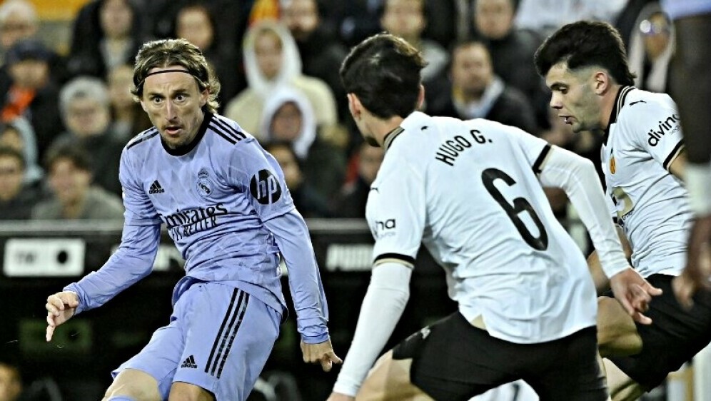 Luka Modrić protiv Valencije