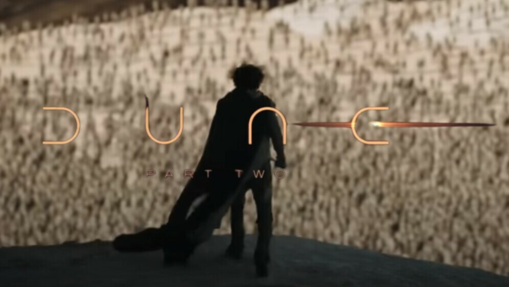 Glumac Timothée Chalamet u filmu Dune: Drugi dio