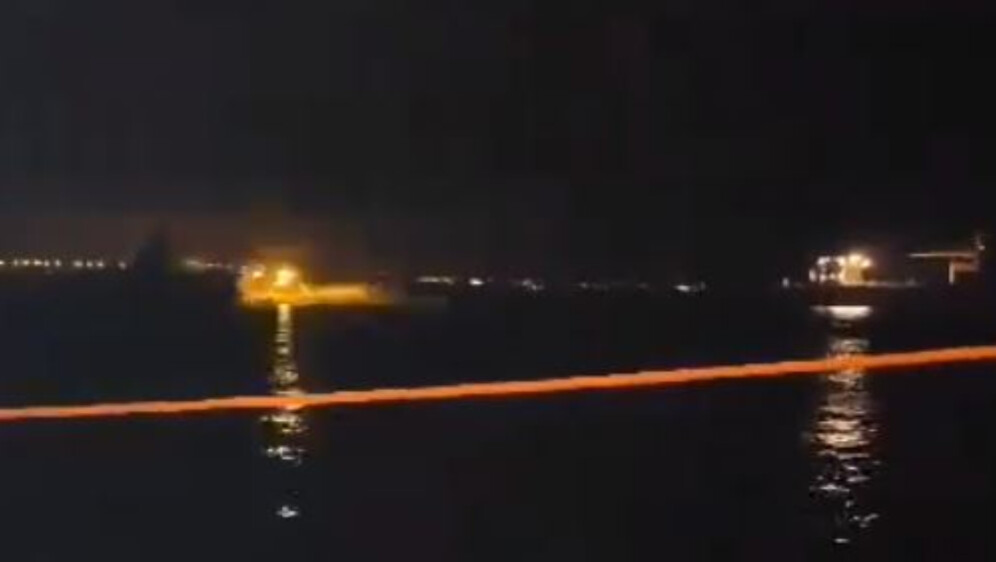 Snimka napada na ruski vojni brod