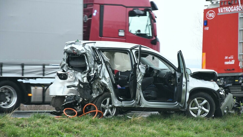 Teška prometna nesreća na A3