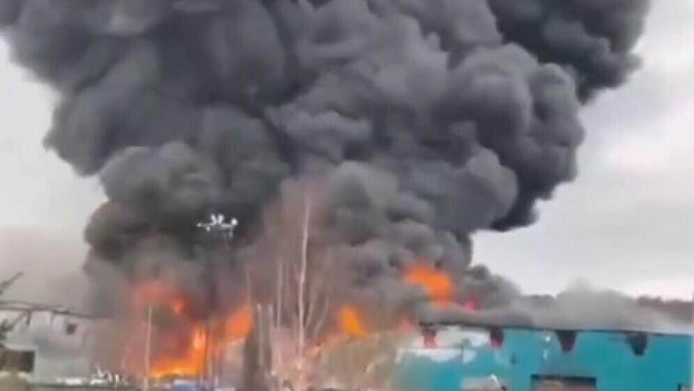Izbio požar u Sankt-Peterburgu
