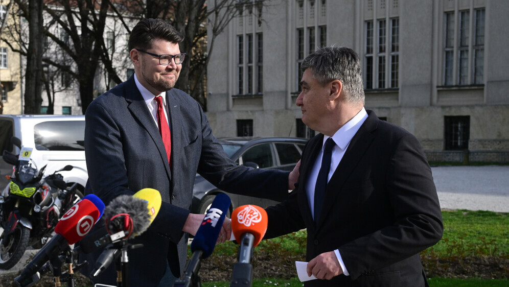 Predsjednik Zoran Milanović pojavio se na pressici čelnika SDP-a Peđe Grbina - 3