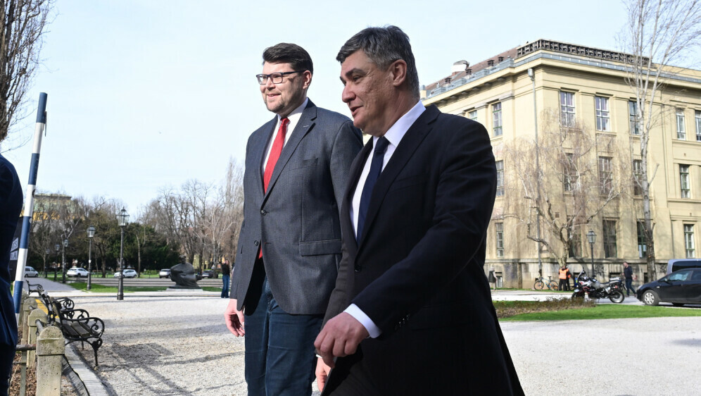 Predsjednik Zoran Milanović pojavio se na pressici čelnika SDP-a Peđe Grbina - 15