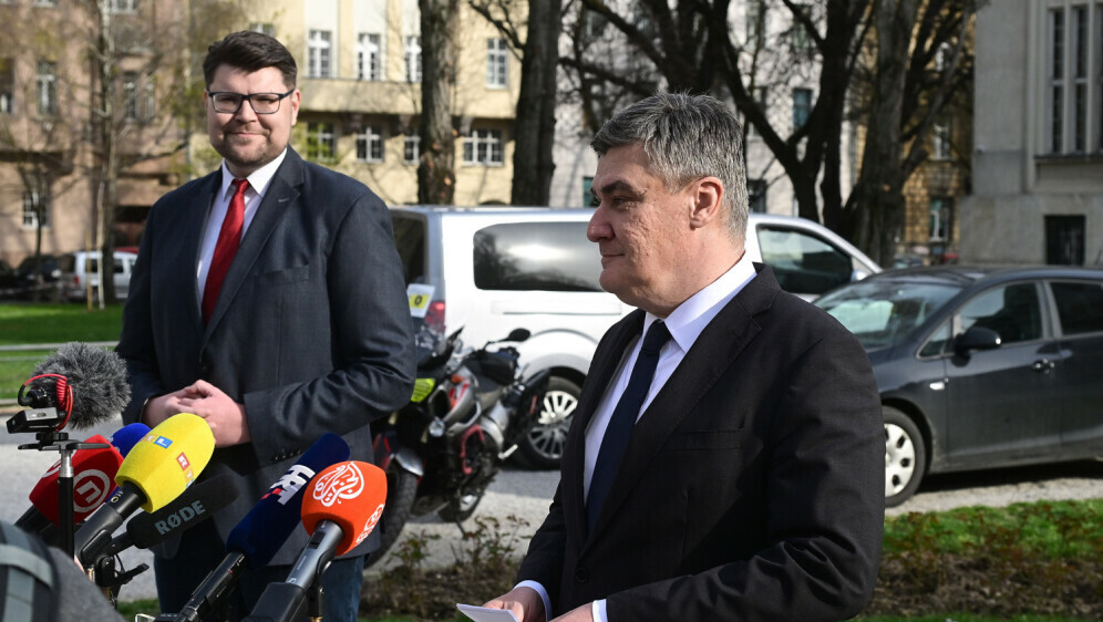 Predsjednik Zoran Milanović pojavio se na pressici čelnika SDP-a Peđe Grbina - 16