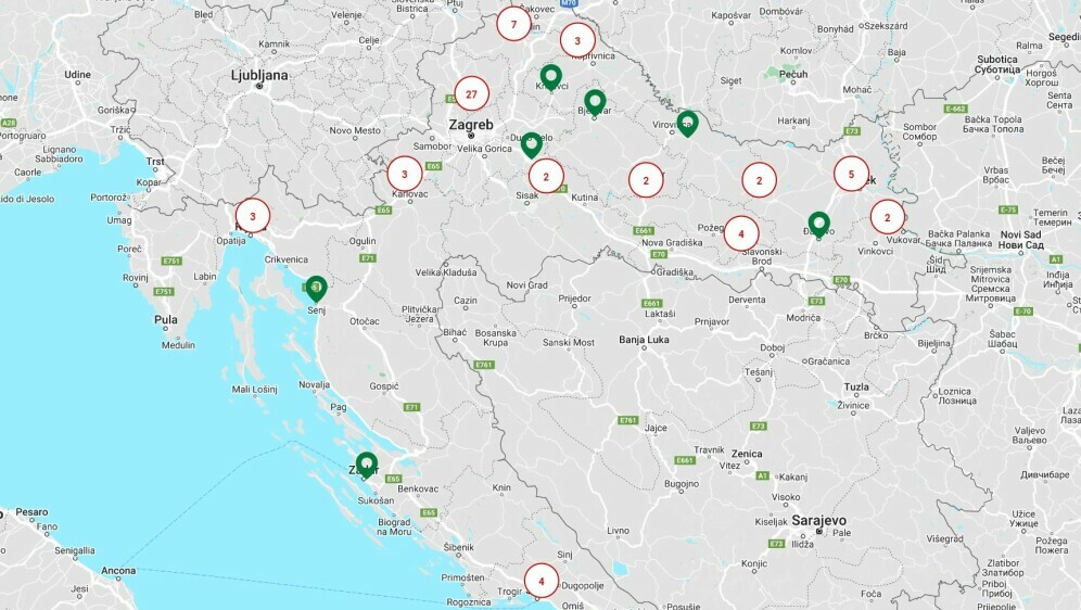Poslovnice Spara koje su otvorene 24. ožujka