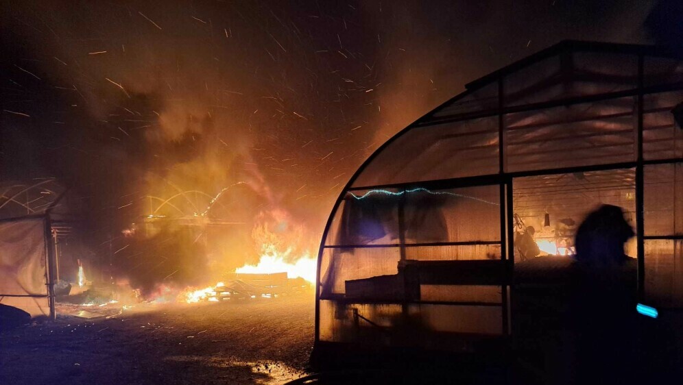 Požar plastenika u Ludbregu - 2