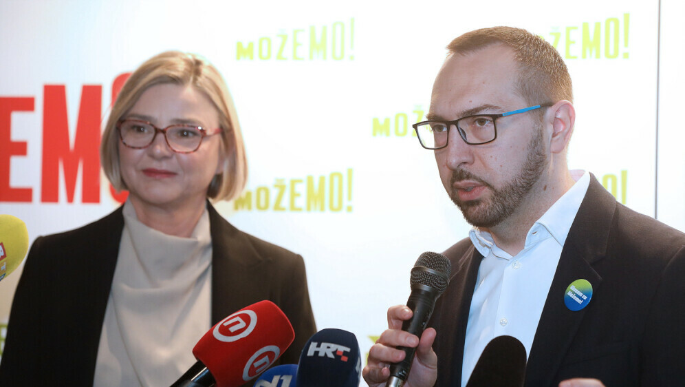 Sandra Benčić i Tomislav Tomašević na predstavljanju programa Možemo! - 3