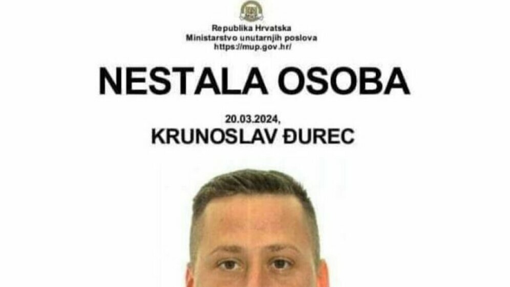 Pronađen je Krunoslav Đurec