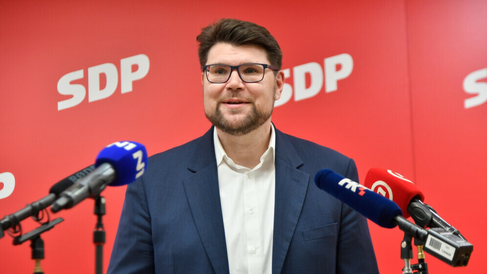 Predsjednik SDP-a Peđa Grbin