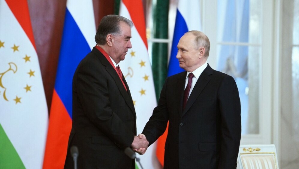 Vladimir Putin i Emomali Rahmon