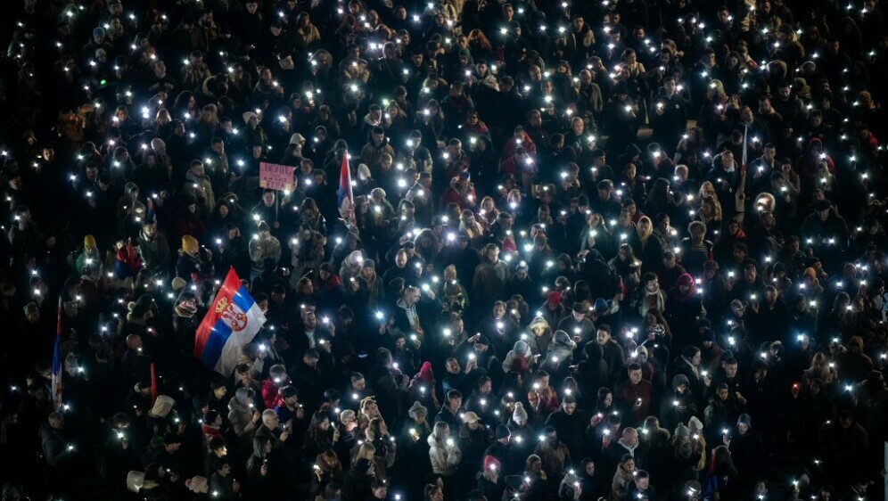 Prosvjed u Srbiji - 1