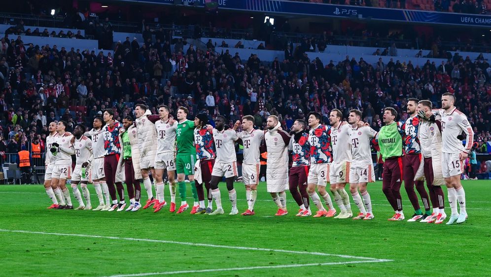 Igrači Bayerna na Allianz Areni