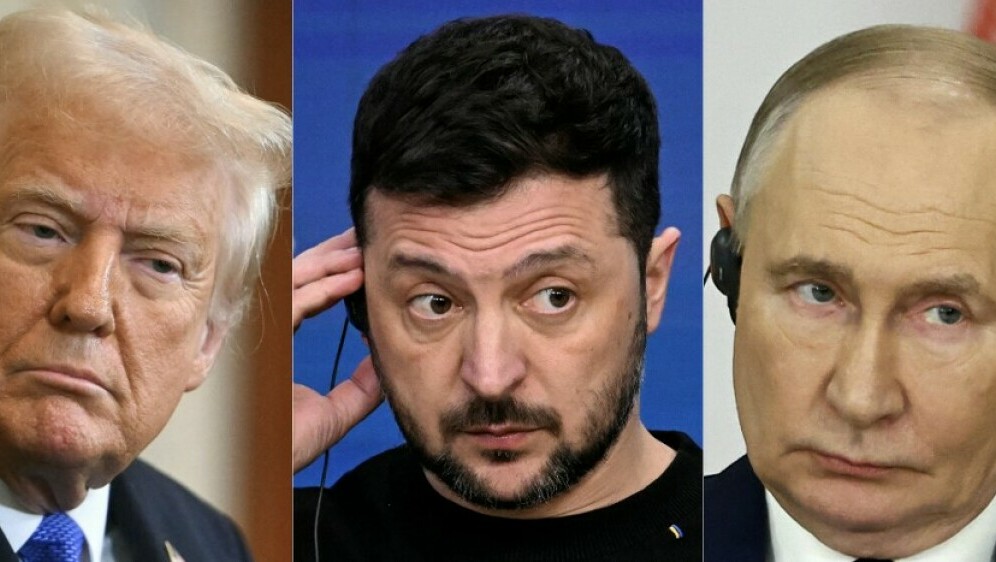 Trump, Zelenski, Putin