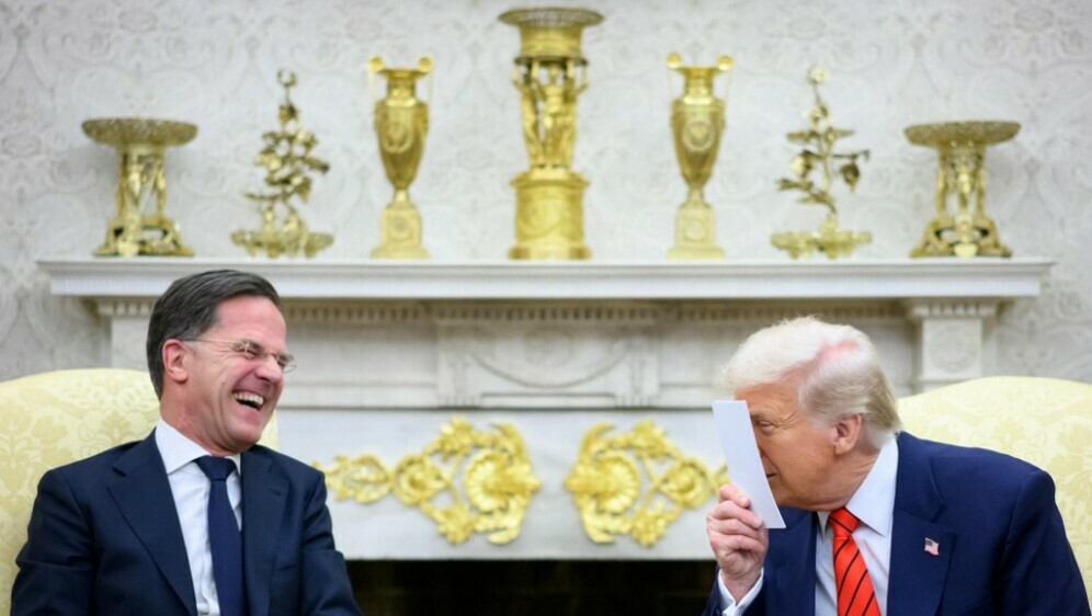 Mark Rutte, Donald Trump