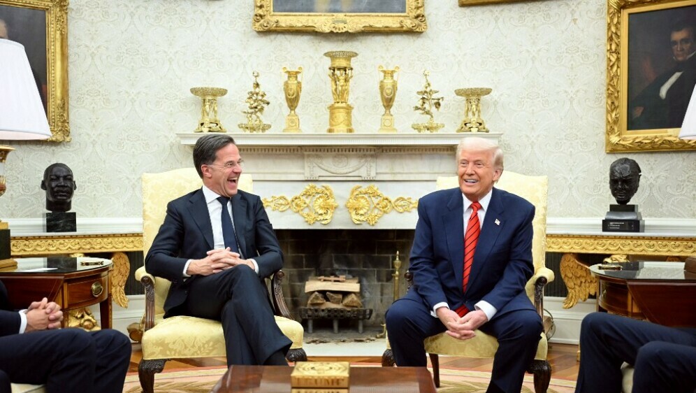 Mark Rutte, Donald Trump