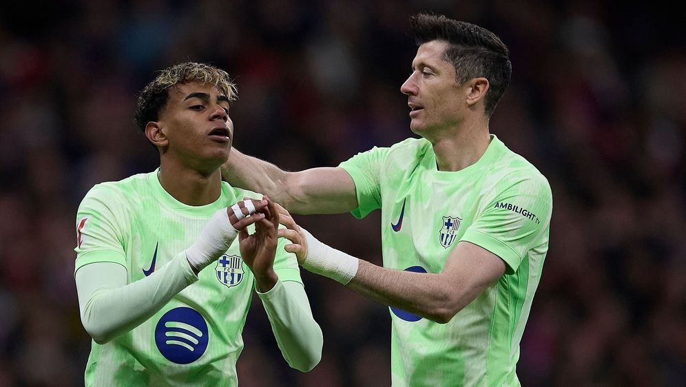 Lamine Yamal i Lewandowski