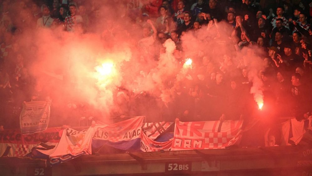 Hrvatski navijači na Stade de Franceu