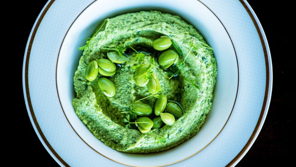 Zeleni humus od edamamea