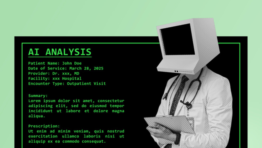 AI liječnik, ilustracija