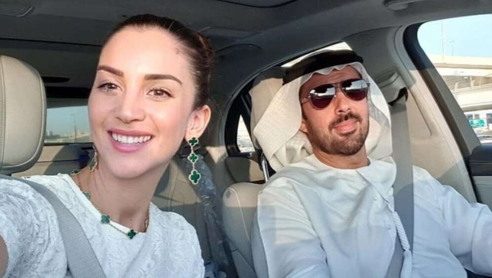 Jelena Bin Drai sa suprugom