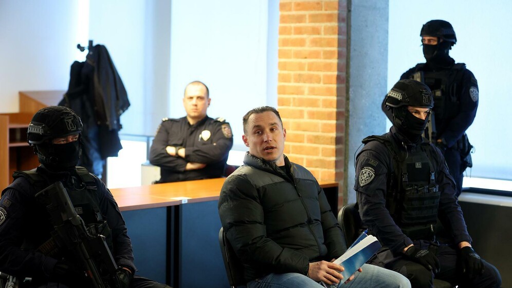 Srđan Mlađan na sudu