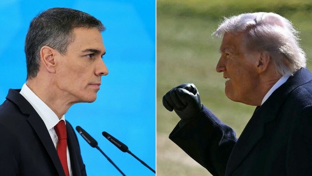 Pedro Sanchez i Donald Trump