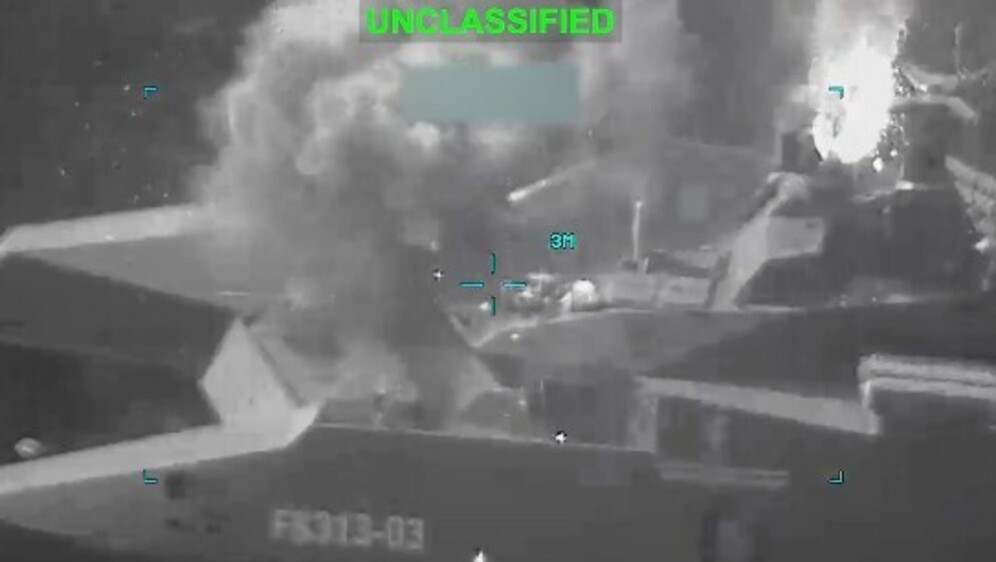 Potapanje iranske najmodernije korvete