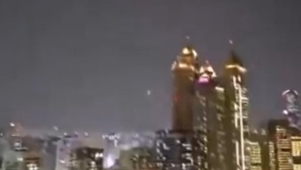 Prizor raketiranja u Dubaiju