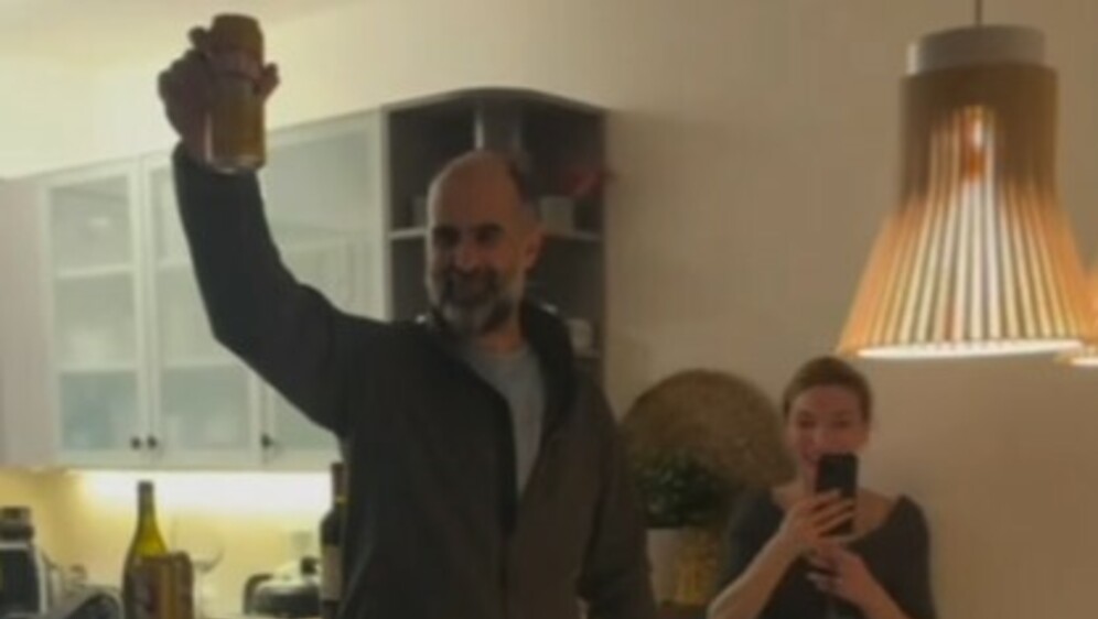 Daria Lorenci Flatz sa suprugom