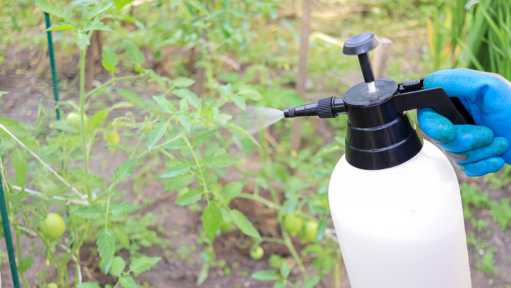 Primjena pesticida, ilustracija