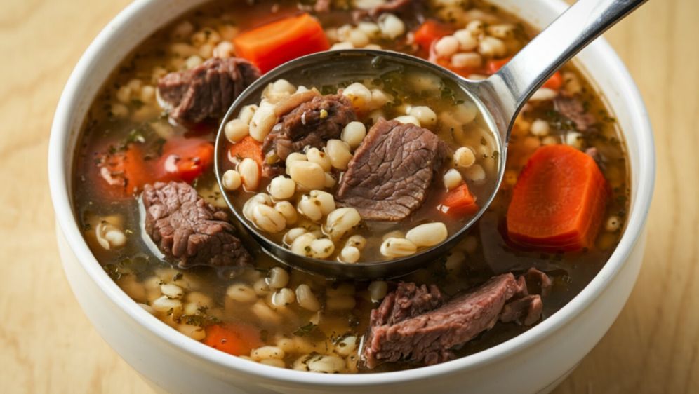 Zasitno varivo od junetine i ječma