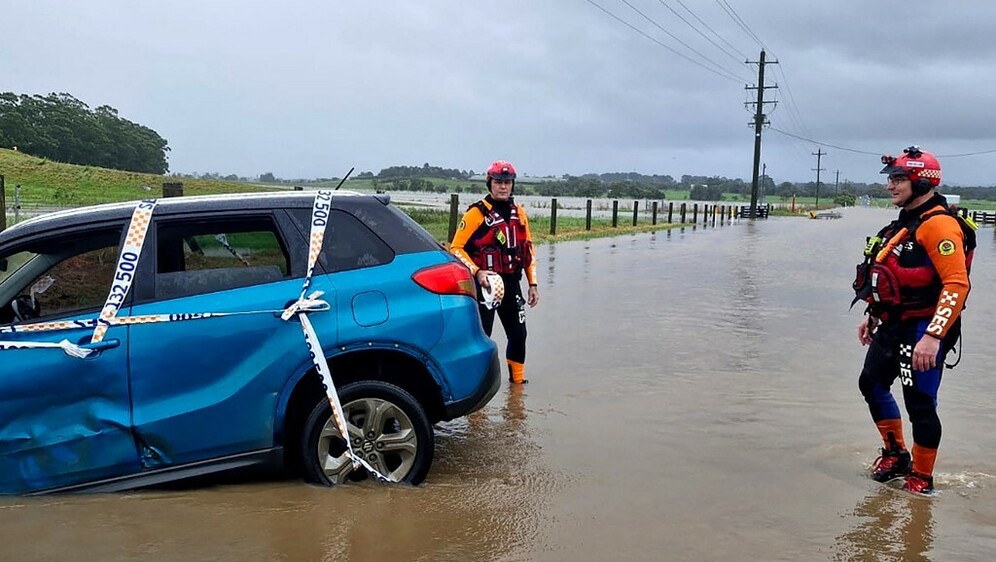 Poplava u Australiji, ilustracija