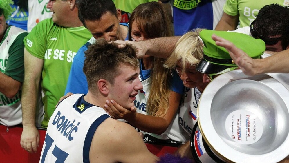 Luka Dončić s obitelji