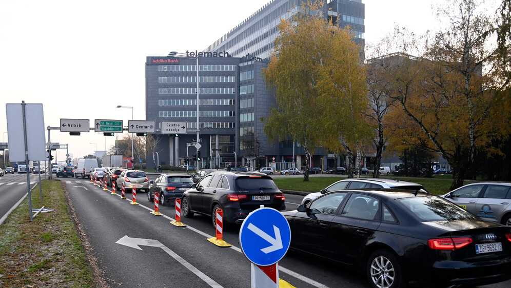 Prometna gužva u Zagrebu