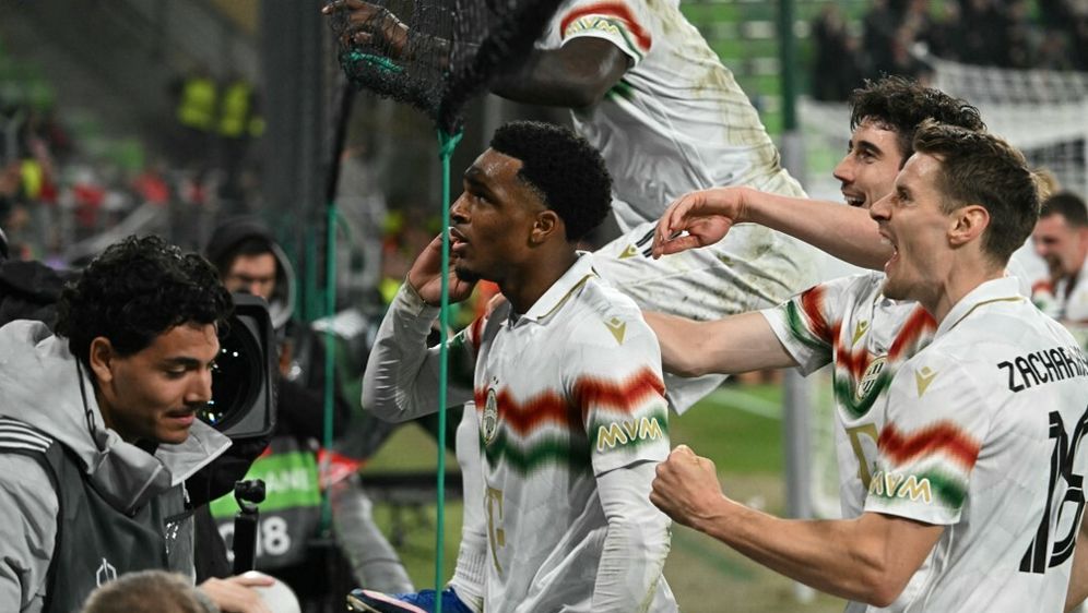 Slavlje igrača Ferencvarosa