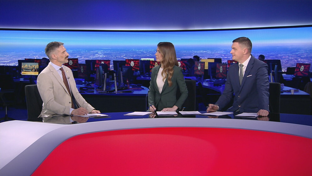 Dražen Jakšić, ravnatelj Energetskog instituta Hrvoje Požar i voditelji Dnevnika Nove TV