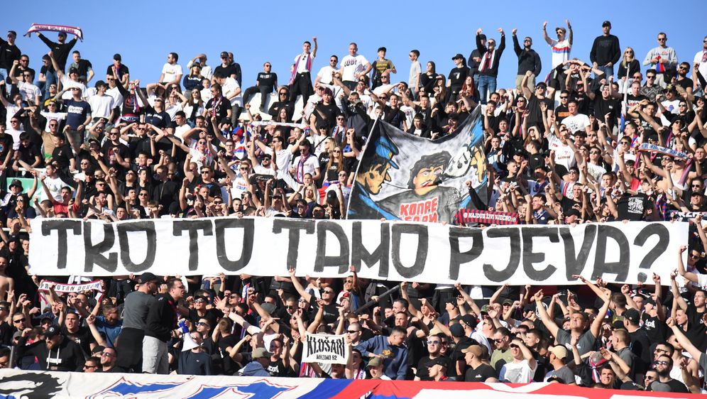 Poruka Torcide na utakmici Hajduk - Lokomotiva