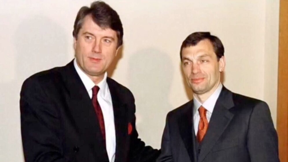 Viktor Juščenko i Viktor Orban snimljeni 1999.