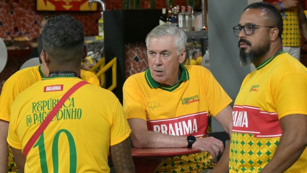 Carlo Ancelotti u dresu Brazila