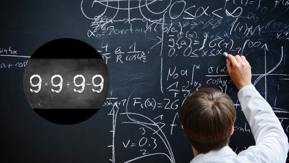 Rješavanje zadatka na ploči i matematička zagonetka s brojem 9